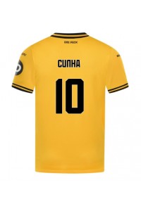 Wolves Matheus Cunha #10 Voetbaltruitje Thuis tenue 2024-25 Korte Mouw